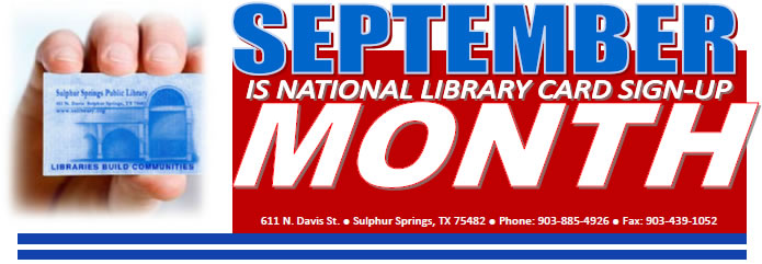 Sept Lib Card Month 2013